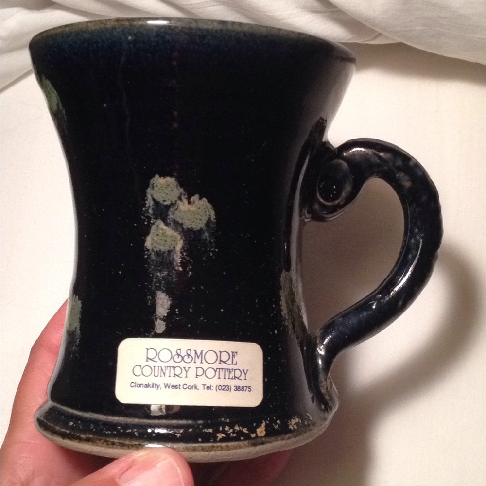 ☘️Ireland Mug Shamrocks West Cork Rossmore Pottery